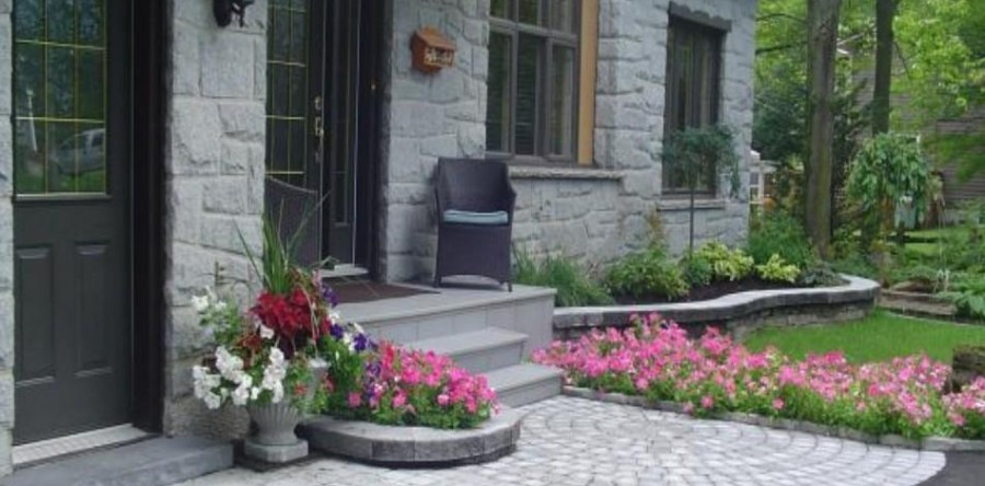 Pavage combiné à la porte