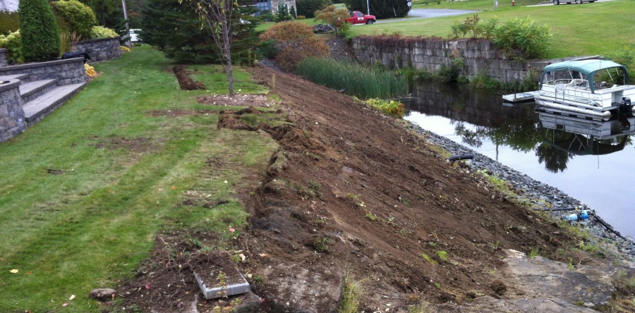 Aménagement de berge